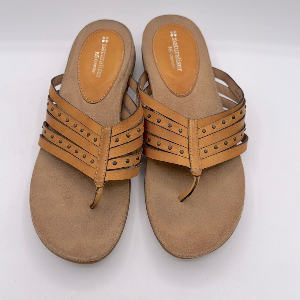 NATURALIZER LEATHER SANDALS SIZE 9M